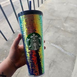 Starbucks Purple Sequins Tumbler
